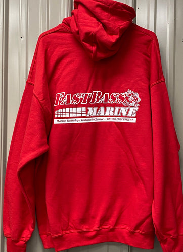 Mercury/Fastbass Marine Red Hoodie